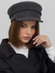 Кепи женское VILSS Pellicci Cashmere VL-2208-077-М 57-58 Темно-серая меланж (ROZ6501064604) - изображение 2