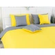 Двустороннее декоративное покрывало Руно Yellow Grey 150х212 см жёлтое - изображение 5