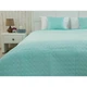 Двустороннее покрывало Руно Velour Tiffany зигзаг 150х220 см мятное - изображение 6