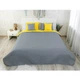 Двустороннее декоративное покрывало Руно Yellow Grey 150х212 см жёлтое - изображение 2