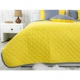 Двустороннее декоративное покрывало Руно Yellow Grey 150х212 см жёлтое - изображение 4