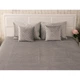 Двустороннее декоративное покрывало Руно Velour серое ромб 150х220 см - изображение 3