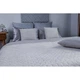 Двустороннее декоративное покрывало Руно Velour Ice зигзаг 150х220 см - изображение 6