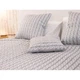 Двустороннее декоративное покрывало Руно Grey Braid 150х212 см серое - изображение 8