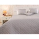 Двустороннее декоративное покрывало Руно Grey Braid 150х212 см серое - изображение 12