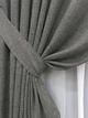 Комплект готових штор VR-Textil Льон Мішковина № 108ш Сірий 150х270см 2 шт (30-023) - зображення 5
