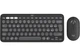 Комплект (компактна ножична клавіатура, оптична миша) Logitech Pebble 2 Combo Graphite (бездротовий, Bluetooth, USB-приймач, італійська розкладка) (920-012221) - Б/В - зображення 1
