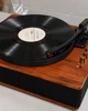 Вініловий програвач Fenton TT Classic Plus Wood з колонками, Bluetooth та USB - програвач вінілових платівок 33/45/78 об/хв, ретро грамофон для дому, програвач вінілу в дерев’яному корпусі, музичний центр та аудіосистема для платівок, - Уцінка - зображення 4