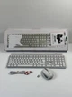 Комплект (ножничная клавиатура, оптическая мышь) Cherry DW 9100 Slim White/Silver QWERTZ (беспроводной, Bluetooth, USB-приёмник, немецкая раскладка) (JD-9100DE-1) - Б/У - изображение 2