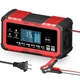 Импульсное интеллектуальное зарядное устройство для аккумулятора 12V 15A/24V 8A автоматическая зарядка для АКБ AGM, GEL, LiFePO4, Lithium, Moto с восстановлением 12В 24В VPC-15 - изображение 3