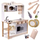 Кухня для детей деревянная LULILO MDF KUKETO с аксессуарами 85 см (5903039727663) - изображение 1
