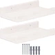 Półki ścienne Springos WF0011 30 x 15 cm 2 szt. białe (5908455314084) - obraz 4