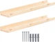 Półki ścienne Springos WF0021 90 x 15 cm 2 szt. naturalne (5908455314176) - obraz 4