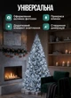 Светодиодная гирлянда Хвойная лапа 100 м 3000 LED лампочек новогодняя гирлянда роса на катушке 8 режимов зеленый провод Синий - изображение 2