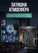 Гирлянда роса для елки 20 метров GarlandoPro от USB на 200 led светодиодов капля белый провод Белая - изображение 2