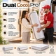 Матрас ортопедический Dual Pro Cocos с кокосовой койрой 150x190 двойной жаккард - изображение 2