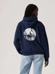 Худі тепле жіноче Levi`s 454000186 2XL Синє (1162960384) - зображення 2