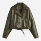 Куртка зі штучної шкіри жіноча Levi`s 659116765 XL Зелена (1159863565) - зображення 3