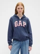 Толстовка на молнии с капюшоном на флисе женская GAP 100319579 S Синяя (1162936524) - изображение 1