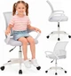 Fotel biurowy Springos HF0073 szaro-biały (5908455316569) - obraz 18