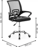 Fotel biurowy Springos HF0071 czarny (5908455315470) - obraz 19