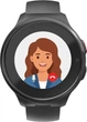 Smartwatch dla dzieci Hama with GPS Black (4047443559630) - obraz 5
