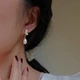 Серьги-клипсы женские без прокола Бабочки с жемчугом - изображение 7