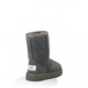 Дитячі уггі для дівчинки Замшеві Середні сірі UGG Classic Short Kids Grey (31, сірий) - зображення 4