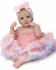 Лялька Реборн 48 см вініловая, реалістичний пупс у сукні принцеси Doll Reborn Baby Born К0100801 - зображення 1