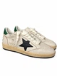 Женские кеды Golden Goose белые из натуральной кожи с черной звездой, перфорацией и ручным пошивом размер 36 - изображение 4