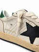 Женские кеды Golden Goose белые из натуральной кожи с черной звездой, перфорацией и ручным пошивом размер 36 - изображение 8