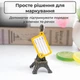 Бирки для ключів брелоки пластикові для маркування ключів кабінетів готелів багажу офісні з паперовою вкладкою та металевим кільцем інфо вікном брелок бирка набір 10 шт Univerza Помаранчеві 98_2_10_4B - зображення 7