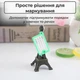 Бирки для ключів брелоки пластикові для маркування ключів кабінетів готелів багажу офісні з паперовою вкладкою та металевим кільцем інфо вікном брелок бирка набір 10 шт Univerza Зелені 98_2_10_6B - зображення 7