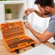 Професійний набір біт та насадок Amartisan 258 предметів із тріскачкою та подовжувачами Cr-V у кейсі - зображення 2