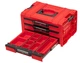 Модульний ящик для інструментів з трьома висувними ящиками Qbrick System PRO Drawer 3 Toolbox Expert Red Ultra - зображення 2
