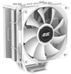 Кулер для процессора 2E Gaming Air Cool ACN120B ARGB, White (2E-ACN120W-ARGB), башенный, 4 тепловые трубки, 120 мм, до 180 Вт, Intel LGA1700 / AMD AM5 - изображение 2