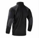 Мужская флисовая кофта Han-Wild Grid Fleece из вафельного флиса/соты с защитными нейлоновыми накладками, размер 3XL, Черный - изображение 2