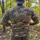 Мужская флисовая кофта Han-Wild Grid Fleece из вафельного флиса/соты с защитными нейлоновыми накладками, размер 3XL, Мультикам - изображение 3