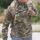 Мужская флисовая кофта Han-Wild Grid Fleece из вафельного флиса/соты с защитными нейлоновыми накладками, размер 2XL, Мультикам - изображение 5