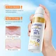 Сонцезахисний спрей SPF50+ PA+++ для обличчя й тіла SADOER Collagen Anti-Aging Whitening Sunscreen Spray (150 мл) - зображення 4