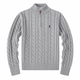 Світер в'язаний Polo Ralph Lauren 1/3 zip розмір XXL сірий колір (r8d-46y-isu) - зображення 1