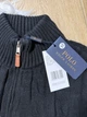 Свитер вязанный Polo Ralph Lauren 1/3 zip размер L черный цвет (ogk-1vx-2vh) - изображение 6