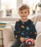 Дитяча тепла піжамна кофта marvel (мервел) для хлопчика 5-6 років (зріст 116 см) - изображение 3