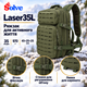 Рюкзак туристичний Solve KT6003201 35 л, олива, Oxford 800D, Laser Cut MOLLE, внутрішній вологозахисний шар - зображення 6