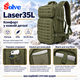 Рюкзак туристичний Solve KT6003201 35 л, олива, Oxford 800D, Laser Cut MOLLE, внутрішній вологозахисний шар - зображення 8