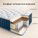 Матрас ортопедический Добре Ложе Pocket Spring с кокосовой койрой 80х190 - изображение 5