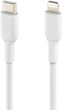Kabel Belkin BoostCharge USB-C - Lightning 1M Biały (CAA003BT1MWH) - obraz 2