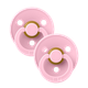 Пустушка BIBS 0-6 m Colour Latex Round Pink, 2 шт - изображение 1