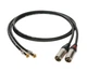Кабель комутаційний KLOTZ AUDIOLEAD BLACK 0.9M 2 PCS (XLR 3 MALE - RCA, GOLD CONTACTS) (303684) - изображение 2