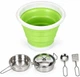 Drewniana kuchnia błotna EcoToys dla dzieci 2w1 ze stołem piknikowym, ławkami, pompą wodną i zlewem (5905817013364) - obraz 7